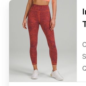 Lululemon Invigorate HR 25” leggings
